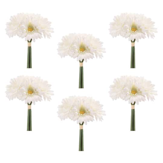 Michaels, 11.75" Gerbera Daisy Floral Bundles, 6ct. – Category: Floral Stems